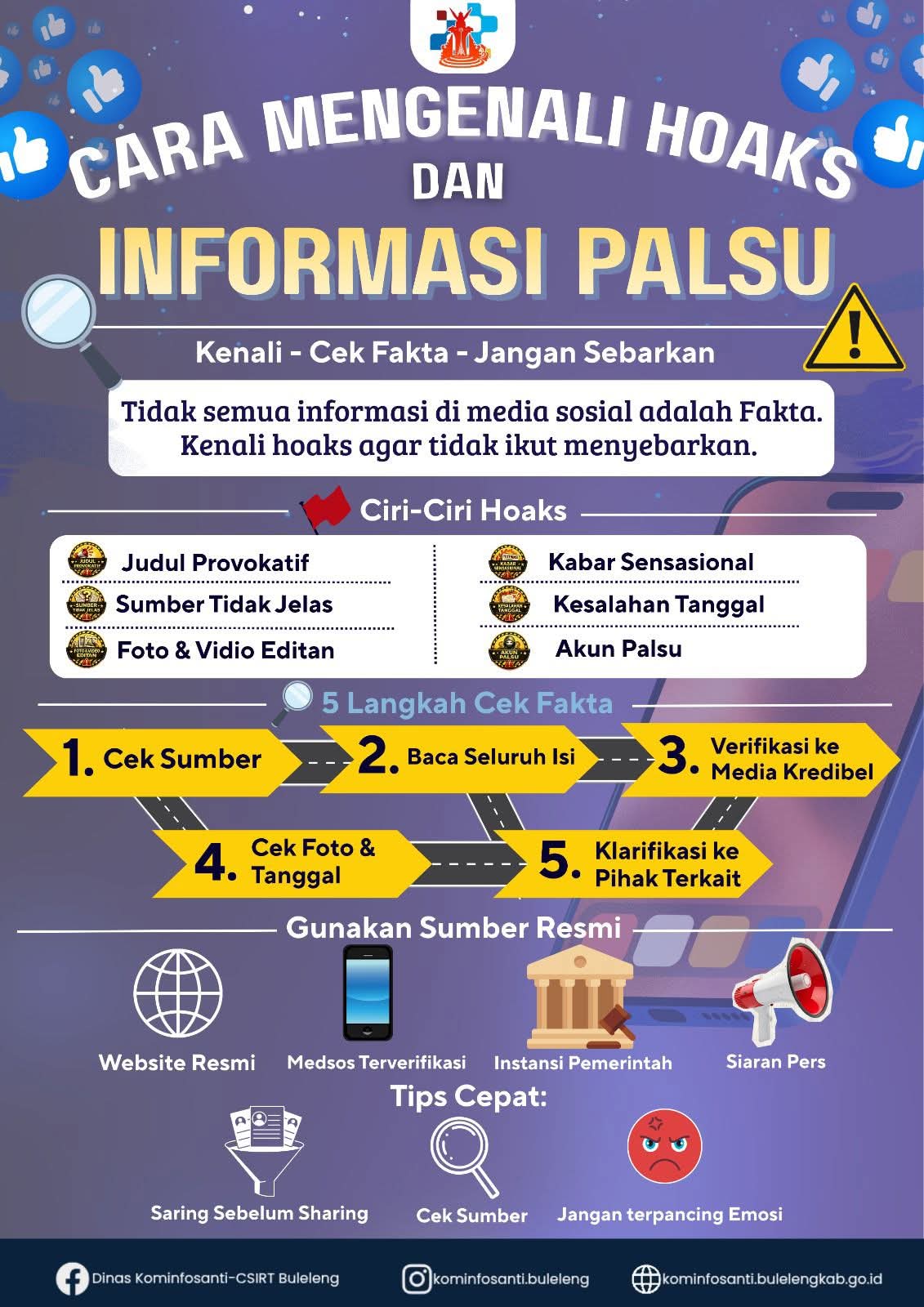 Cara Mengenali Hoaks dan Informasi Palsu