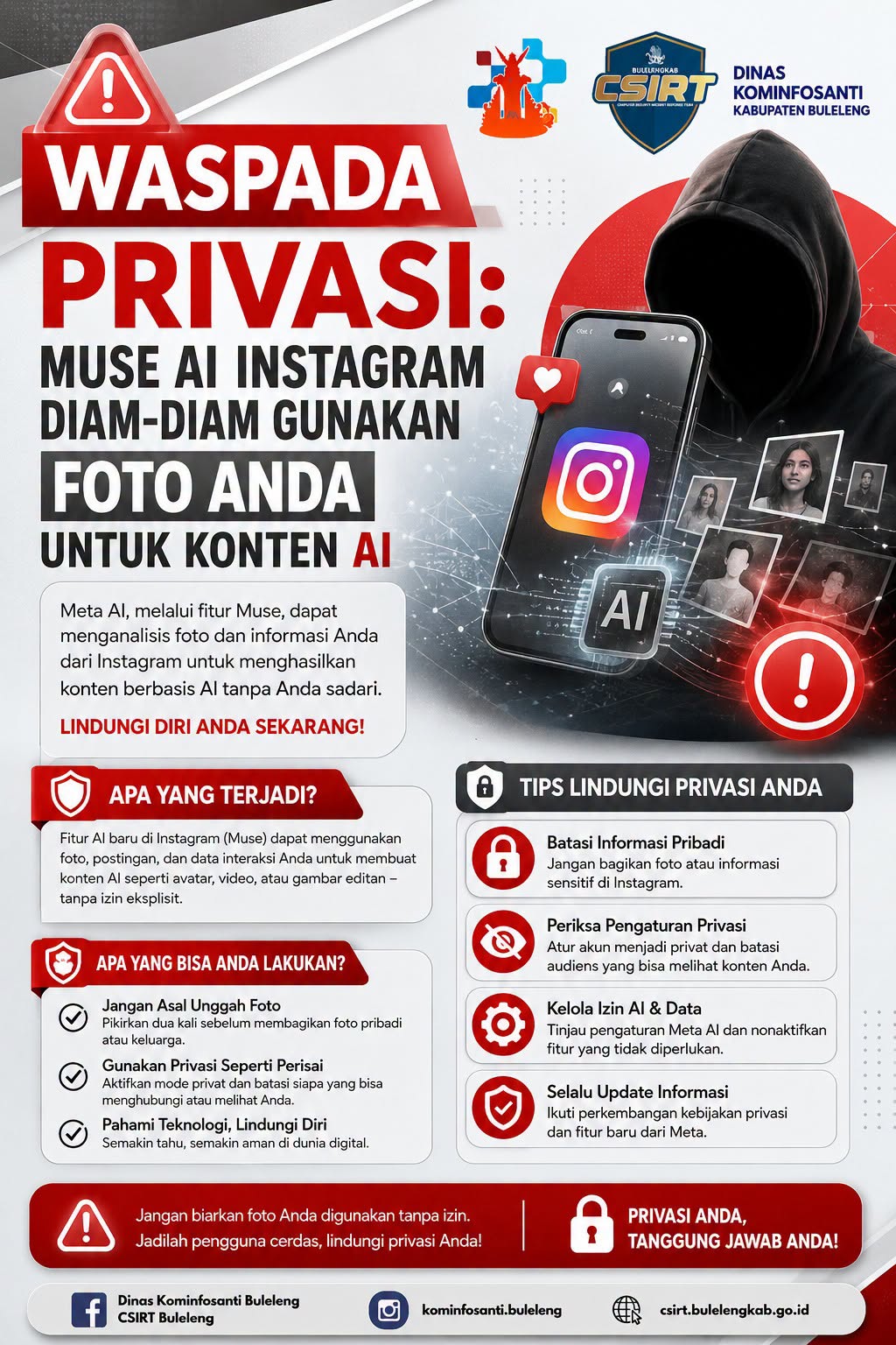 Waspada Foto Instagram Bisa Dipakai untuk Gambar AI