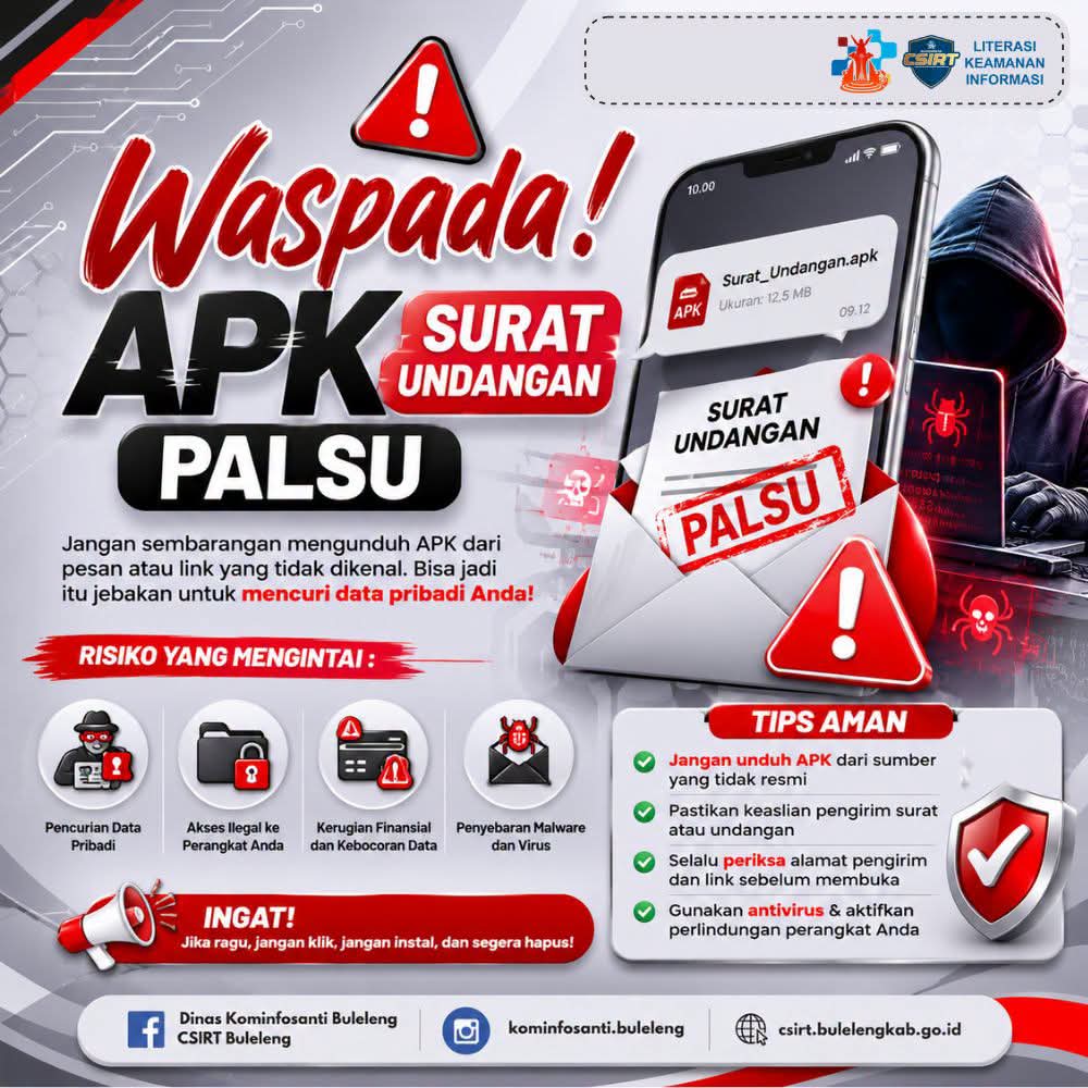 Waspada APK Surat Undangan Palsu
