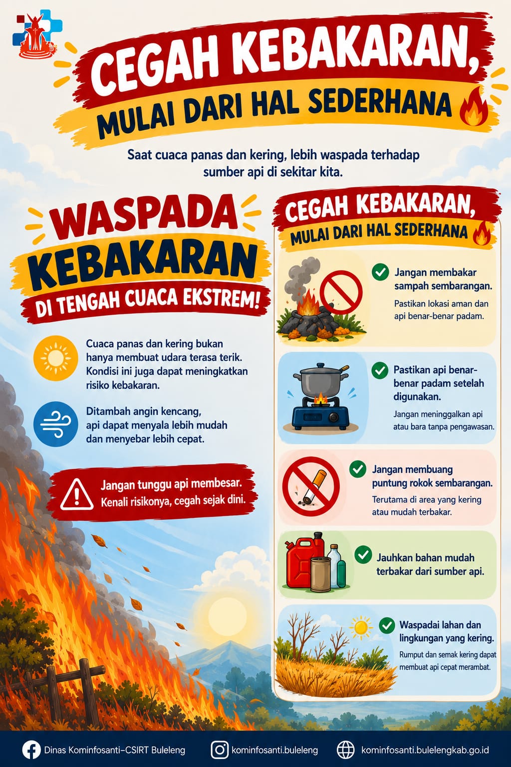 Cegah Kebakaran Mulai Dari Hal Sederhana